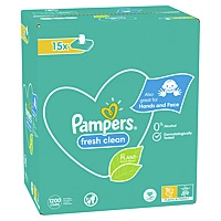 Pampers® Pampers Fresh Clean Billendoekjes 2400 Doekjes 30 X 80 4 Pampers® Pampers Fresh Clean Billendoekjes 2400 Doekjes 30 X 80 - Afbeelding 2