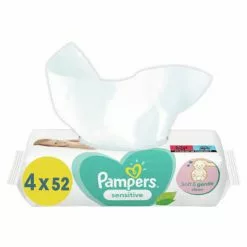 Pampers® Pampers Billendoekjes Sensitive Navulpak 4x52 = 208 Doekjes Stuks