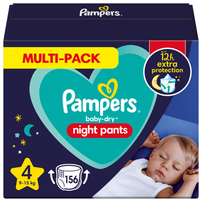 Pampers® 2x Pampers Baby Dry Night Pants Luierbroekjes Maat 4 (9kg 15kg) 156 Stuks 3 Pampers® 2x Pampers Baby Dry Night Pants Luierbroekjes Maat 4 (9kg 15kg) 156 Stuks