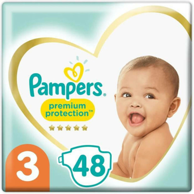 Pampers® 2x Pampers Premium Protection Luiers Maat 3 (6 10 Kg) 48 Stuks 3 Pampers® 2x Pampers Premium Protection Luiers Maat 3 (6 10 Kg) 48 Stuks