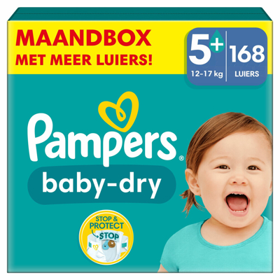Pampers® Pampers Baby Dry Luiers Maat 5+ (12 17 Kg) 168 Stuks 3 Pampers® Pampers Baby Dry Luiers Maat 5+ (12 17 Kg) 168 Stuks