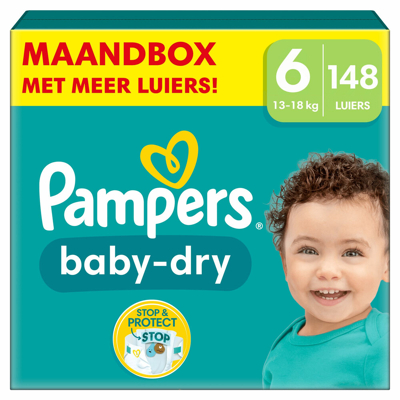 Pampers® Pampers Baby Dry Luiers Maat 6 (13 18 Kg) 148 Stuks 3 Pampers® Pampers Baby Dry Luiers Maat 6 (13 18 Kg) 148 Stuks
