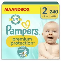 Pampers® Pampers Premium Protection Luiers Maat 2 (4 8 Kg) 240 Stuks