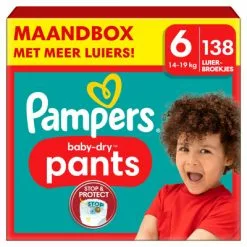 Pampers® Pampers Baby Dry Luierbroekjes Maat 6 (15 Kg+) 138 Stuks
