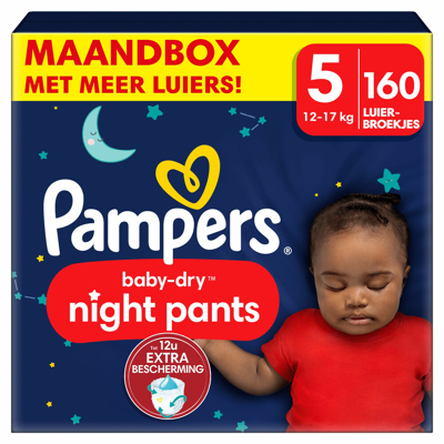 Pampers® Pampers Baby Dry Night Pants Luierbroekjes Maat 5 (12kg 17kg) 160 Stuks 3 Pampers® Pampers Baby Dry Night Pants Luierbroekjes Maat 5 (12kg 17kg) 160 Stuks