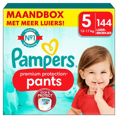 Pampers® Pampers Premium Protection Luierbroekjes Maat 5 (12 17 Kg) 144 Stuks 2 Pampers® Pampers Premium Protection Luierbroekjes Maat 5 (12 17 Kg) 144 Stuks