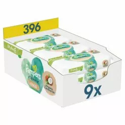 Pampers® Pampers Billendoekjes Pure Coconut Navulpak 9x44 = 396 Doekjes
