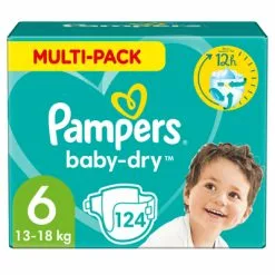 Pampers® Pampers Baby Dry Maandbox Maat 6 (13 18kg) 124 Luiers