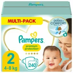 Pampers® Pampers Premium Protection Maandbox Maat 2 (4 8 Kg) 240 Luiers