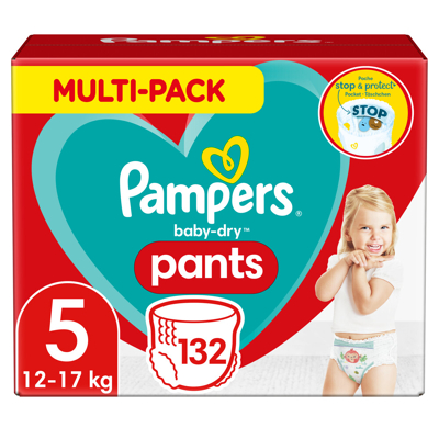 Pampers® Pampers Baby Dry Pants Maandbox Maat 5 (12 17 Kg) 132 Luierbroekjes 3 Pampers® Pampers Baby Dry Pants Maandbox Maat 5 (12 17 Kg) 132 Luierbroekjes