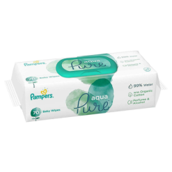 Pampers® Pampers Aqua Pure Billendoekjes 70 Stuks